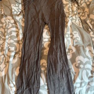 Zara Brown Textured Pants